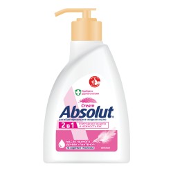 Мыло жидкое антибактериальное 250 мл ABSOLUT (Абсолют) "Нежное", дозатор, не содержит триклозан